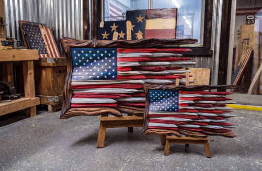 Battle Worn USA Flag