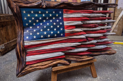 Battle Worn USA Flag